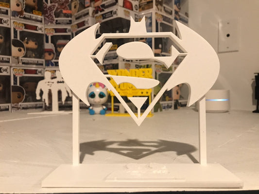 Batman / Superman Sign Stand Ver 2