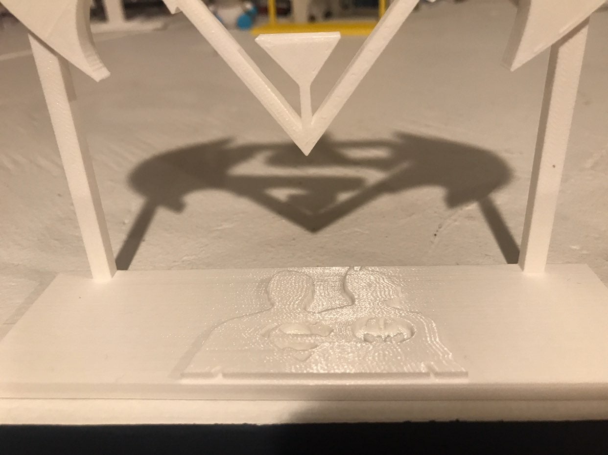 Batman / Superman Sign Stand Ver 2