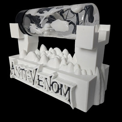 Anti-Venom Symbiote V2 Contained in a Glass Vial w/ Custom Display Stand CosPlay