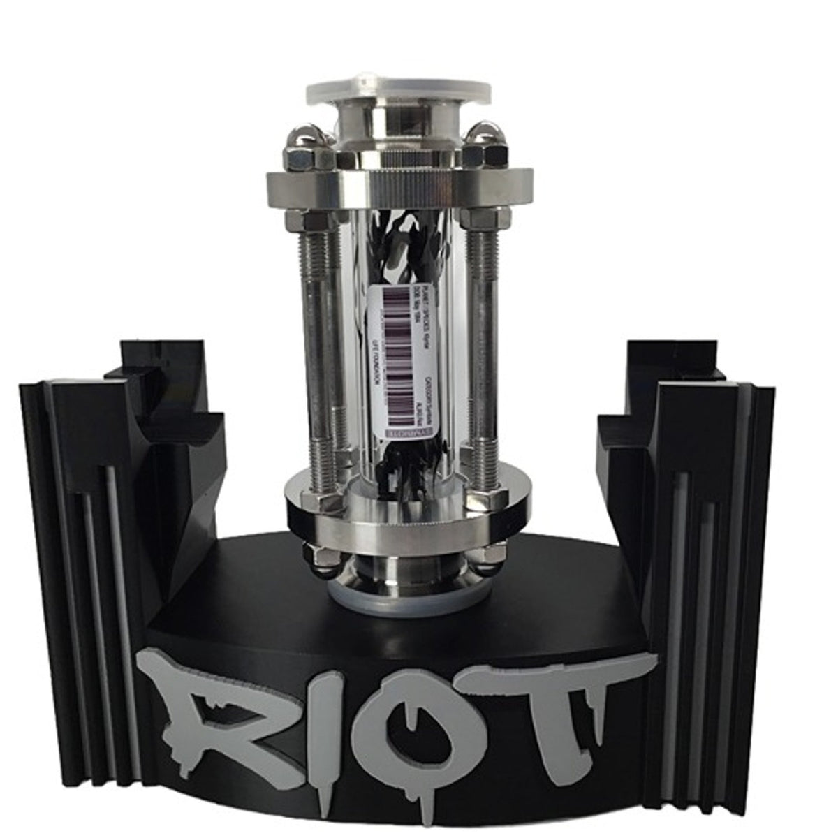RIOT Symbiote Specimen Containment Vial w/ Custom 3D Display Stand Cosplay Prop