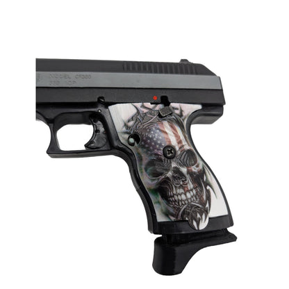 SSWI Custom American Skull Grips for Hi-Point C-9, CF-380 / 9mm & .380 HiPoint
