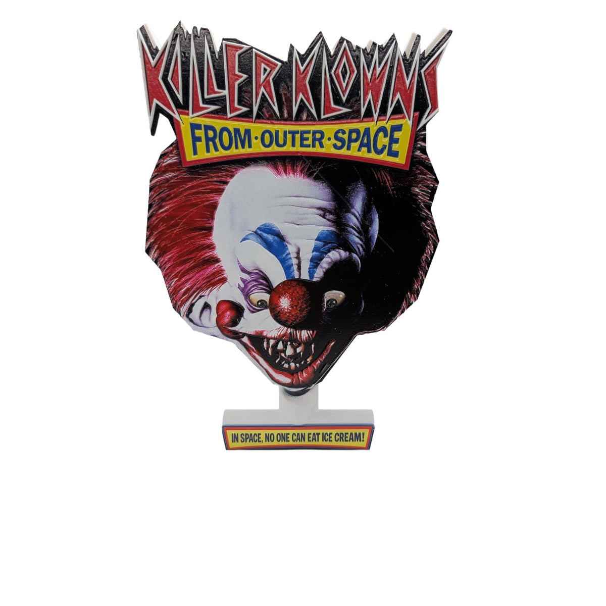 New Killer Klowns From Outer Space 9” Raised Ink Custom Display Sign