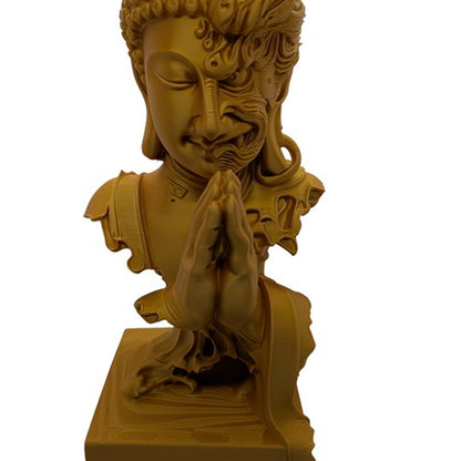 The Quiet Divide 12" Display Bust Modern Art Sculpture Unique Decor