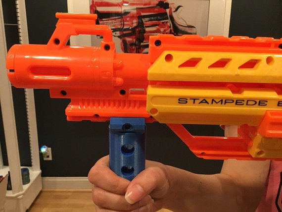 Custom Nerf Compatible Assault Fore Grip Front Handle Accessory