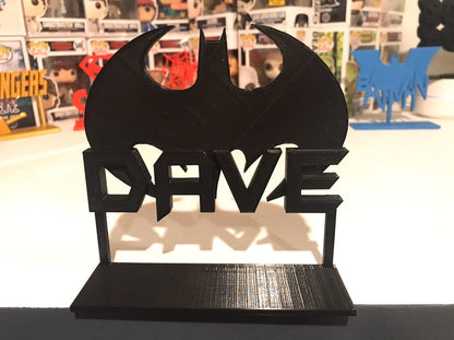Custom Your Name Batman Display Stand