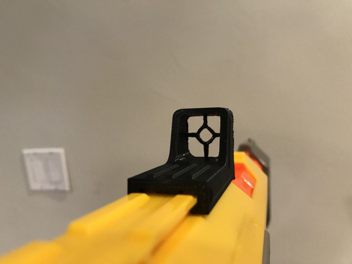 Iron Sight Tactical Top Scope Sight Attachment Black Rail Mount Nerf Mod Mods
