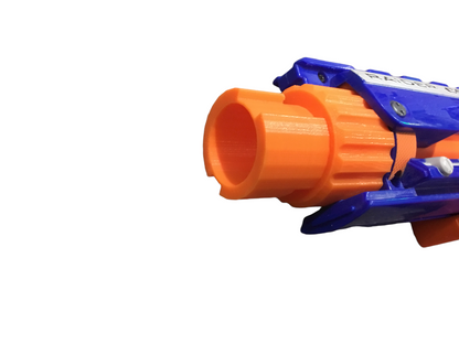 Extended Barrel Muzzle Brake Plate Adapter For Nerf Raider CS-35 Blaster Any Color