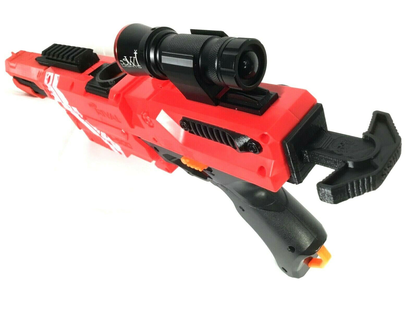 Modded Nerf KRONOS Blaster Rival - Door Del, Spring Space, Barrel, T-Pull MORE!
