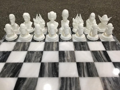 Star Wars (FAN ART) Chess Set Luke, Han, Darth Wader, Obi-Wan, Leia More!