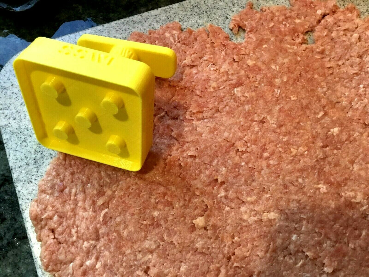 Make the Perfect Slider - White Castle Style Burger Press With Removable Handle