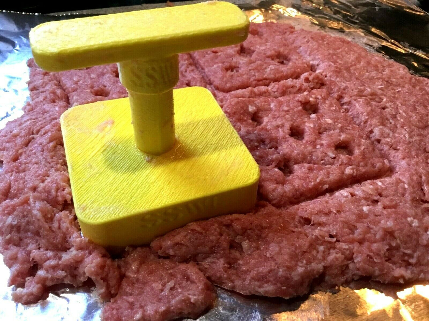 Make the Perfect Slider - White Castle Style Burger Press With Removable Handle