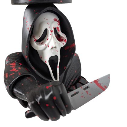 Ghostface Scream Blood Splatter Candle Holder Horror Decor Display Stand 9"