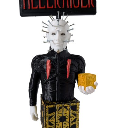 Hellraiser Pinhead Display 8”H with Real Metal Nails Horror Art