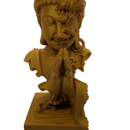 The Quiet Divide 12" Display Bust Modern Art Sculpture Unique Decor